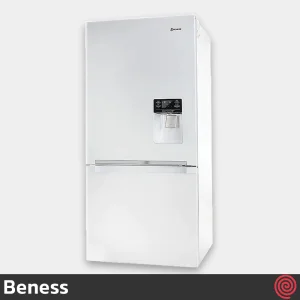 یخچال فریزر 28 فوت فریزر پایین بنس مدل کراس Beness Cross | رنگ سفید