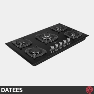 اجاق گاز صفحه ای 5 شعله داتیس مدل DATEES DG-512 | بدنه شیشه ای