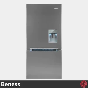 یخچال فریزر 28 فوت فریزر پایین بنس مدل کراس Beness Cross | رنگ نقره ای
