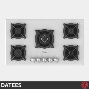 اجاق گاز صفحه ای 5 شعله داتیس مدل DATEES DG-512 Ultra | بدنه شیشه ای