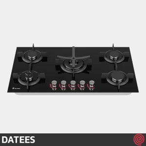 اجاق گاز صفحه ای 5 شعله داتیس مدل DATEES DG-500 | بدنه شیشه ای