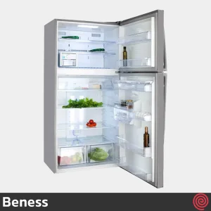 یخچال فریزر 28 فوت فریزر بالا بنس مدل ونوس Beness Venus | رنگ نقره ای