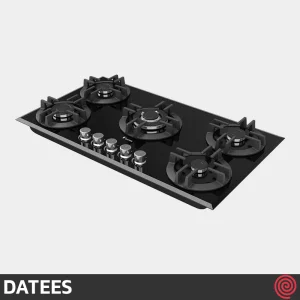 اجاق گاز صفحه ای 5 شعله داتیس مدل DATEES DG-551 | بدنه شیشه ای