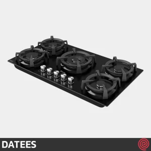 اجاق گاز صفحه ای 5 شعله داتیس مدل DATEES DG-567 | بدنه شیشه ای