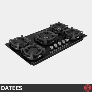 اجاق گاز صفحه ای 5 شعله داتیس مدل DATEES DG-567 | بدنه شیشه ای