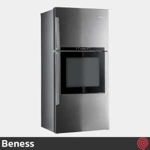 یخچال فریزر 28 فوت فریزر بالا بنس مدل نایس Beness Nice | رنگ نقره ای، دارای هوم بار