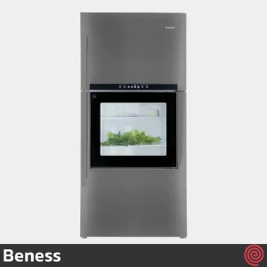 یخچال فریزر 28 فوت فریزر بالا بنس مدل نایس Beness Nice | رنگ نقره ای، دارای هوم بار