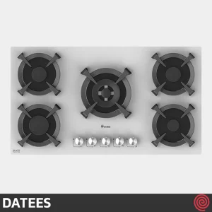 اجاق گاز صفحه ای 5 شعله داتیس مدل DATEES DG-567 Ultra | بدنه شیشه ای