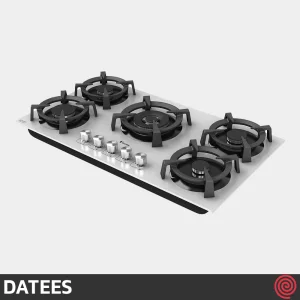 اجاق گاز صفحه ای 5 شعله داتیس مدل DATEES DG-567 Ultra | بدنه شیشه ای
