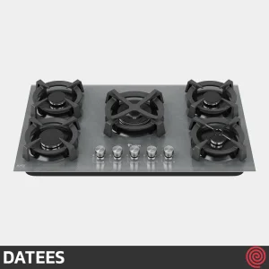 اجاق گاز صفحه ای 5 شعله داتیس مدل DATEES DG-567S | بدنه شیشه ای