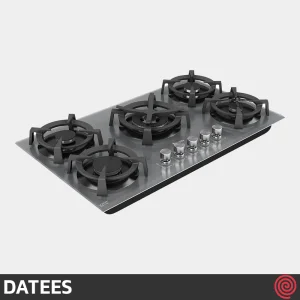 اجاق گاز صفحه ای 5 شعله داتیس مدل DATEES DG-567S | بدنه شیشه ای