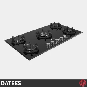 اجاق گاز صفحه ای 5 شعله داتیس مدل DATEES DG-583 | بدنه شیشه ای