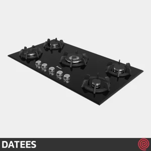 اجاق گاز صفحه ای 5 شعله داتیس مدل DATEES DG-583 | بدنه شیشه ای