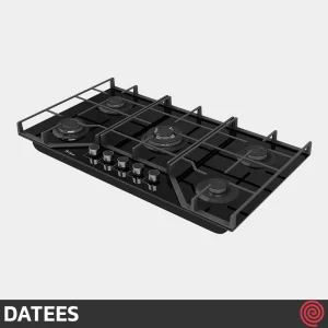 اجاق گاز صفحه ای 5 شعله داتیس مدل DATEES DG-576 | بدنه شیشه ای