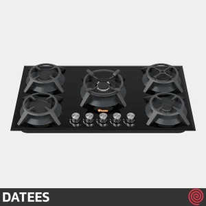 اجاق گاز صفحه ای 5 شعله داتیس مدل DATEES DG-534 | بدنه شیشه ای