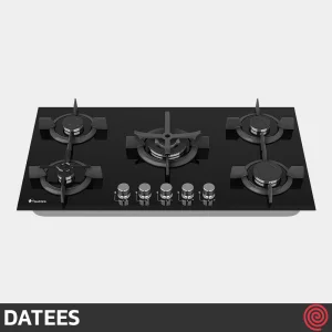 اجاق گاز صفحه ای 5 شعله داتیس مدل DATEES DG-502 | بدنه شیشه ای
