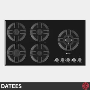 اجاق گاز صفحه ای 5 شعله داتیس مدل DATEES DG-593 | بدنه شیشه ای