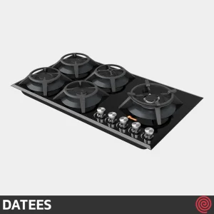 اجاق گاز صفحه ای 5 شعله داتیس مدل DATEES DG-533 | بدنه شیشه ای