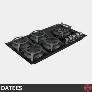 اجاق گاز صفحه ای 5 شعله داتیس مدل DATEES DG-533 | بدنه شیشه ای