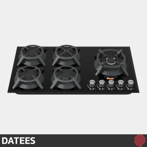 اجاق گاز صفحه ای 5 شعله داتیس مدل DATEES DG-533 | بدنه شیشه ای