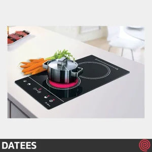 اجاق گاز صفحه ای 2 شعله داتیس مدل DATEES DGE-250 | مدل برقی و بدنه سرامیکی