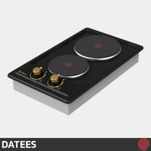 اجاق گاز صفحه ای 2 شعله داتیس مدل DATEES DSE-251 | مدل برقی و بدنه لعابی