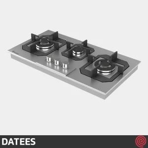 اجاق گاز صفحه ای 3 شعله داتیس مدل DATEES DS-346 | بدنه استیل
