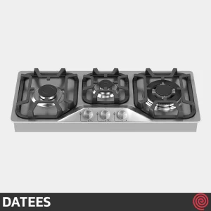 اجاق گاز صفحه ای 3 شعله داتیس مدل DATEES DS-375 | بدنه استیل
