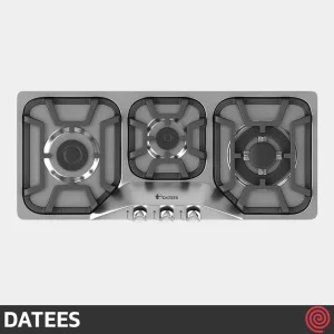 اجاق گاز صفحه ای 3 شعله داتیس مدل DATEES DS-375 | بدنه استیل