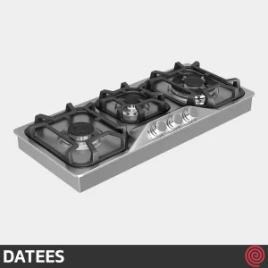 اجاق گاز صفحه ای 3 شعله داتیس مدل DATEES DS-375 | بدنه استیل