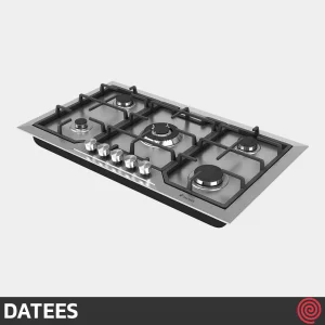 اجاق گاز صفحه ای 5 شعله داتیس مدل DATEES DS-566 | بدنه استیل