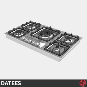 اجاق گاز صفحه ای 5 شعله داتیس مدل DATEES DS-518 | بدنه استیل