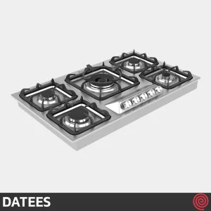 اجاق گاز صفحه ای 5 شعله داتیس مدل DATEES DS-518 | بدنه استیل