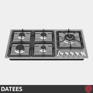 اجاق گاز صفحه ای 5 شعله داتیس مدل DATEES DS-515 | بدنه استیل