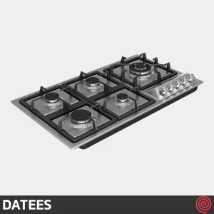اجاق گاز صفحه ای 5 شعله داتیس مدل DATEES DS-515 | بدنه استیل