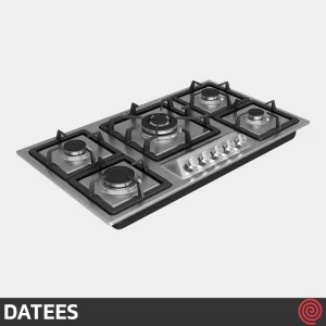 اجاق گاز صفحه ای 5 شعله داتیس مدل DATEES DS-514 | بدنه استیل