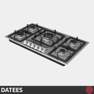 اجاق گاز صفحه ای 5 شعله داتیس مدل DATEES DS-514 | بدنه استیل