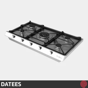 اجاق گاز صفحه ای 5 شعله داتیس مدل DATEES DS-590 | بدنه استیل