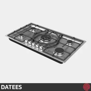 اجاق گاز صفحه ای 5 شعله داتیس مدل DATEES DS-534 | بدنه استیل