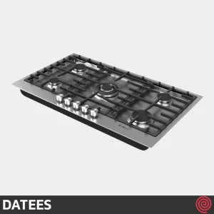 اجاق گاز صفحه ای 5 شعله داتیس مدل DATEES DS-524 | بدنه استیل