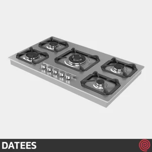اجاق گاز صفحه ای 5 شعله داتیس مدل DATEES DS-513 | بدنه استیل
