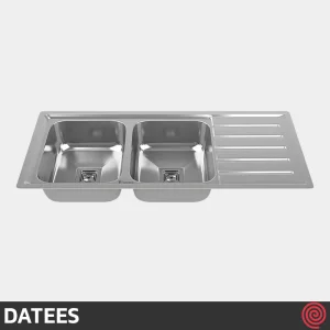 سینک ظرفشویی داتیس مدل DATEES DB-212-51 | تک لگنه فانتزی توکار