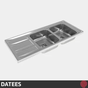 سینک ظرفشویی داتیس مدل DATEES DB-210-51 | تک لگنه فانتزی توکار