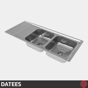 سینک ظرفشویی داتیس مدل DATEES DB-197-51 | تک لگنه فانتزی توکار