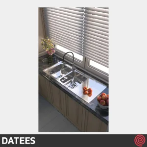 سینک ظرفشویی داتیس مدل DATEES DB-197-51 | تک لگنه فانتزی توکار