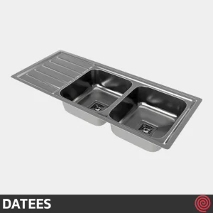 سینک ظرفشویی داتیس مدل DATEES DB-196-51 | تک لگنه فانتزی توکار