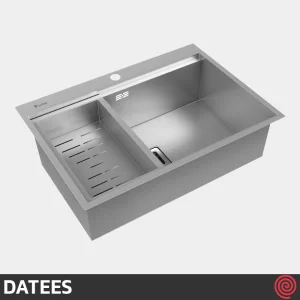 سینک ظرفشویی داتیس مدل DATEES DB-701-40 | تک لگنه زیرکابینتی باکسی