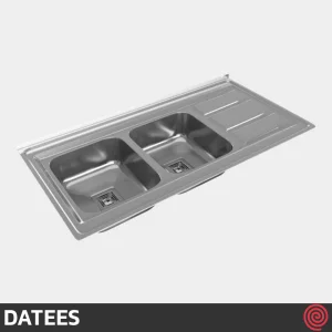 سینک ظرفشویی داتیس مدل DATEES DB-199-60 | دو لگنه فانتزی روکار