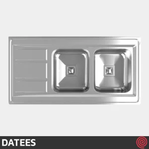 سینک ظرفشویی داتیس مدل DATEES DB-199-60 | دو لگنه فانتزی روکار