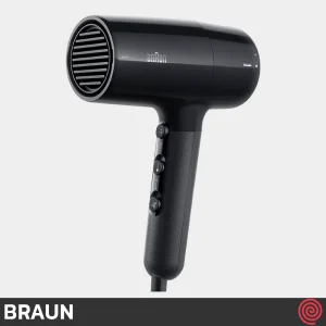 سشوار حرفه ای براون مدل Braun BRHD225SDE / HD2.2 | با 2 نازل خشک کن